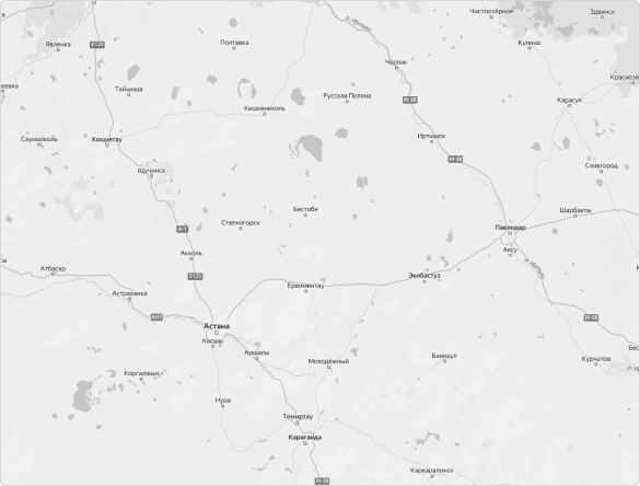 Карта городов