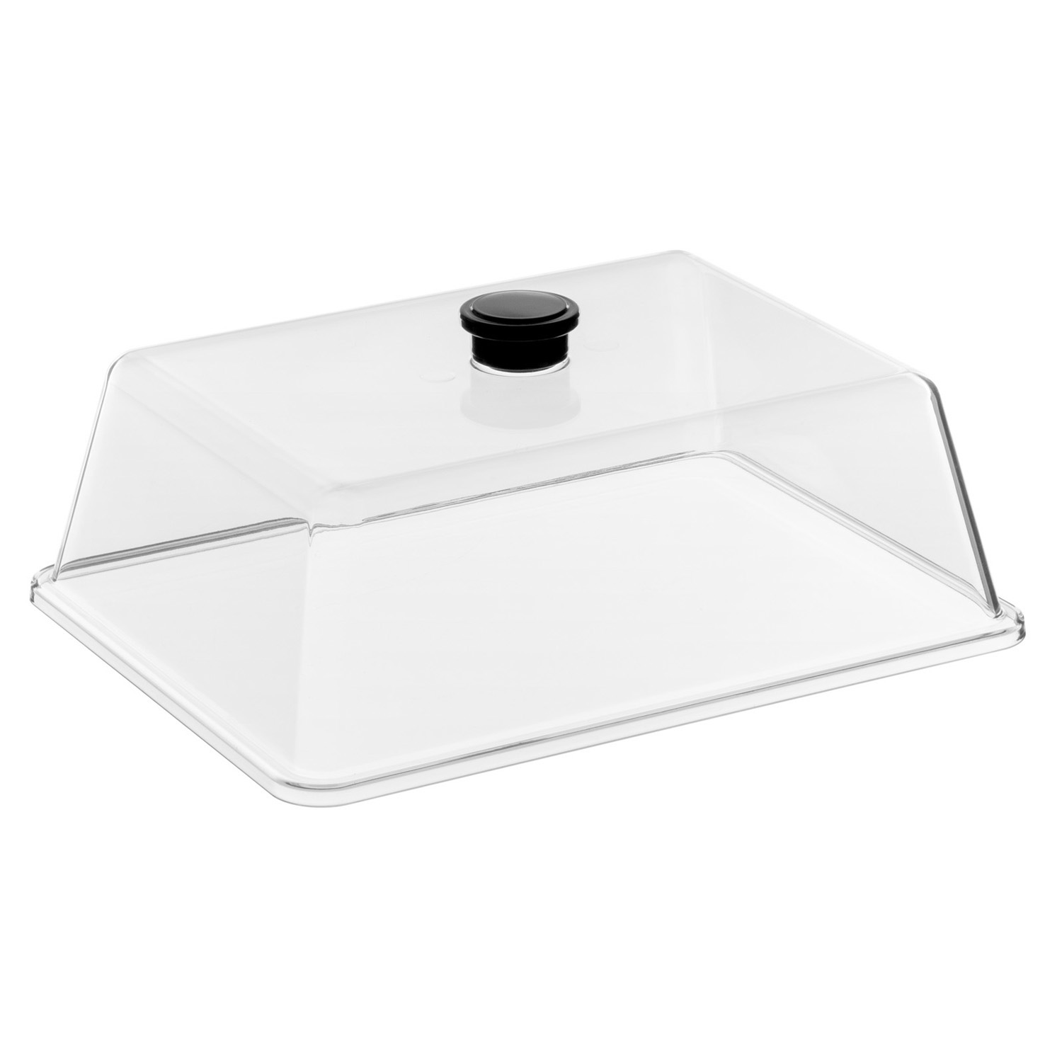 Крышка 27*21 см. h=9 см. поликарбонат, прозрачная (поднос 76859,76843,76851) GP /1/12/