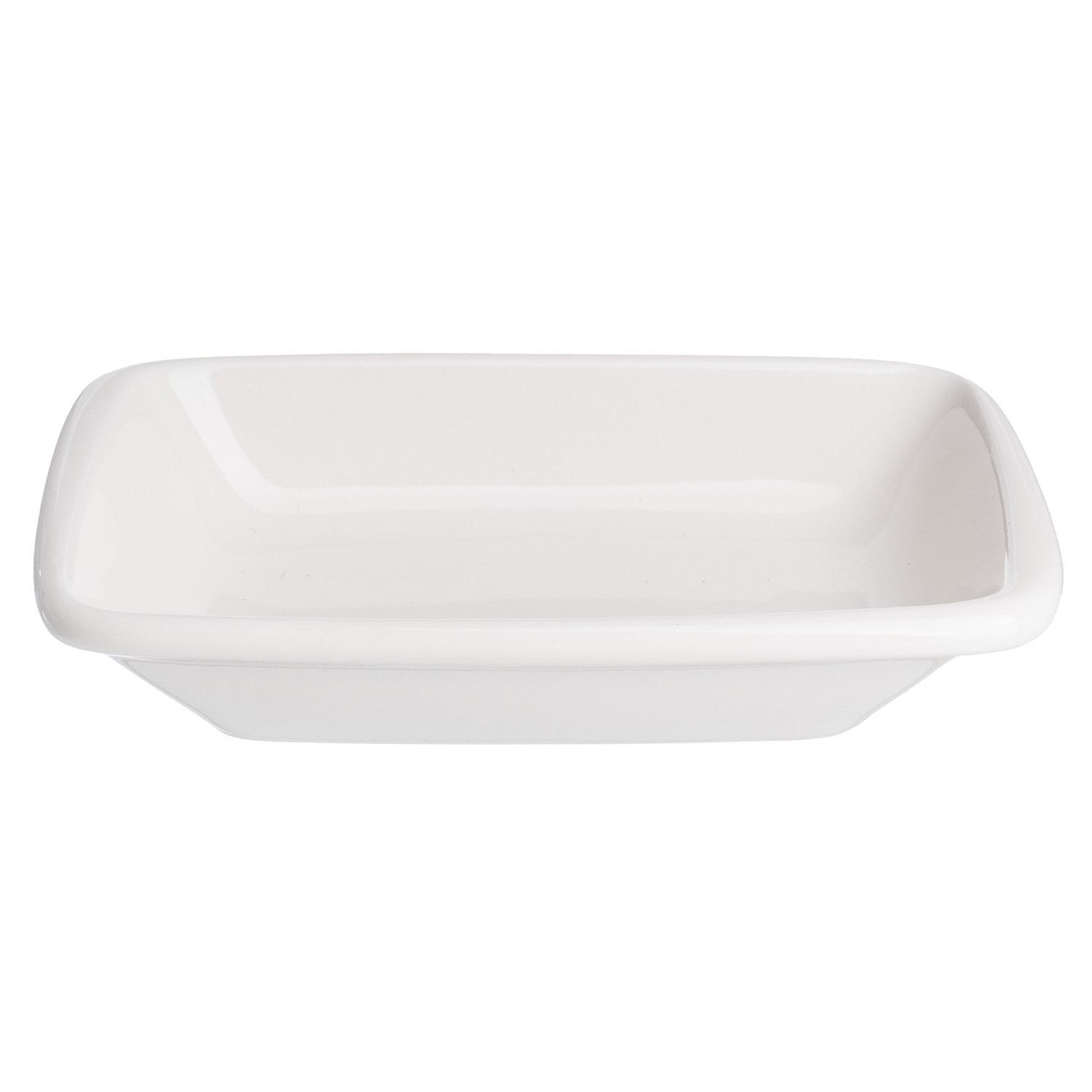 Соусник 100 мл. 140*85 мм. h=30 мм. касалетка Белый, форма Мув Bonna /1/12/264/