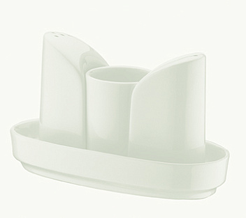 Набор для специй 3 пр. на подставке Белый Bonna /1/48/