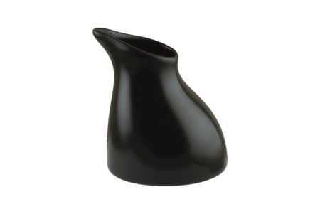 Соусник 150 мл. 80*65 мм. h=102 мм. Черный, форма НотНит, тонкий край Bonna /1/6/234/