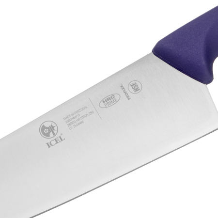 Нож поварской 250/395 мм. Шеф фиолетовый антибактер. ручка HoReCa Icel /1/6/