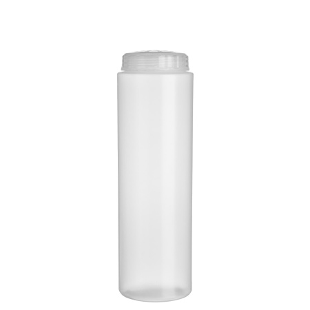 Емкость для сыпучих прод. 1 л. с сред. отверст. прозрачная GP /1/24/ АКЦИЯ