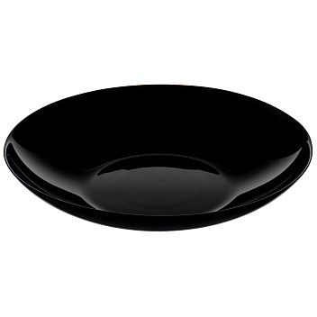 Тарелка d=260 мм. глубокая 1200 мл. h=46 мм. Эволюшн Блэк /1/6/24/ АКЦИЯ