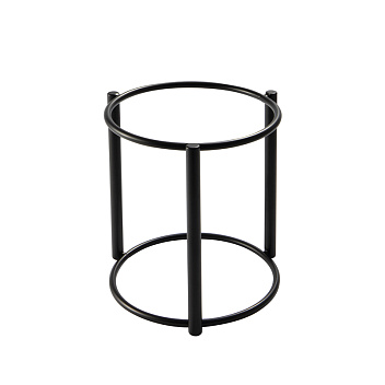 Подставка для фуршетных блюд d=19 см, h=20 см. черная Abert /1/12/ ВДОХНОВЕНИЕ