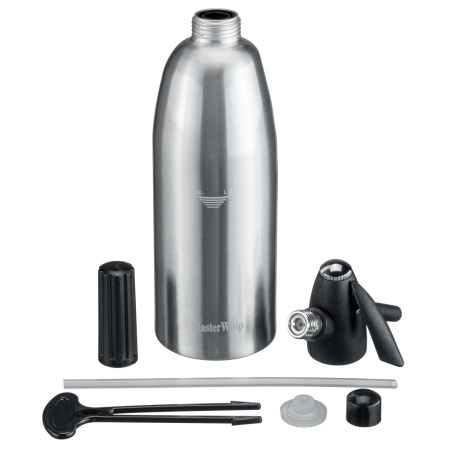 Сифон для газирования воды 1,0 л. алюм./пластик MasterWhip /1/252/