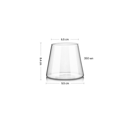 Олд Фэшн 350 мл. d=95 мм. h=84 мм. Термостекло Лотус MGline /6/24/