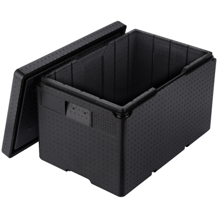 Термоконтейнер  58 л. 600*400*390 мм. для гастроем. h=200 мм. (-40°C до +110°C), плотность 60кг/м3, п/п MGprof /1/2/