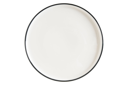 Тарелка d=220 мм. Линеа Черный, форма Хюгге Bonna /1/6/558/
