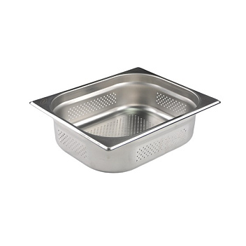 Гастроемкость 1/2 h=100 мм. 325*265 мм. 6 л. нерж. перфорир. d=4 мм. MGsteel /1/12/