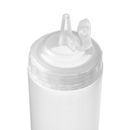 Емкость для соуса  750 мл. d=70 мм. h=270 мм. с крышкой широкая прозрачная GP /1/48/