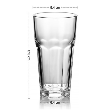Стакан для пива 620 мл. d=94 мм. h=178 мм. Касабланка MGline /6/24/ АКЦИЯ